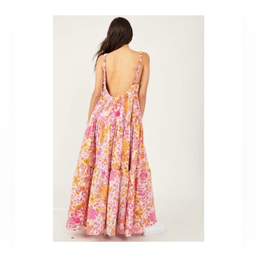 Free People Slope Maxi Dress in Blossom Combo, Size Large - Picture 4 of 10